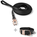 ELITE+® Waterproof Dog Collar 4cm Width & Recall Training Lead 10m Bundle