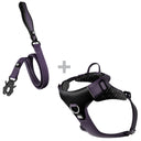 HONEYCOMB® All Action Set - Comfort Y Shape Padded Harness & Dual Swivel Lead- Built for Bully Breeds & Large Dogs