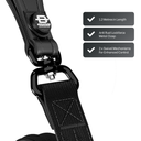 ALL ACTION® Tactical Anti Tangle Dual Swivel Dog Lead 1.2m
