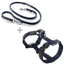 TRINITY® Duplex Set - No Pull Comfort Padded Multi Clip Harness & Double Ended Training Lead- Built for pulling dogs